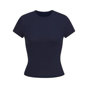 Skims Fits Everybody T-Shirt and  Cotton Rib Boxer in Navy